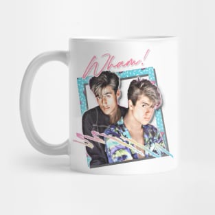 Wham! 80s Vintage Style Design Mug